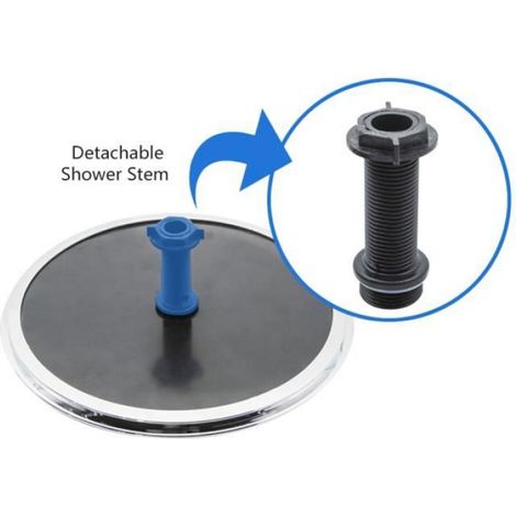 Pommeau De Douche En Abs, 25 Tailles, Rond, Pommeau De Douche, Plafond, Pour Cabine De Douche, Accessoires De