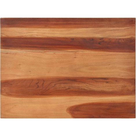 vidaXL Dessus de table bois massif d'acacia 25-27 mm 60x80 cm (1/5)