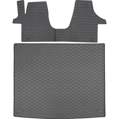 RIGUM 437201 Baule + Tappetini GEYER 809/1C - VW T5 Caravelle VAN 2003-05.2015 (Lungo) piede AV2 anteriore - LOOSE