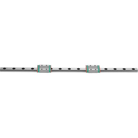 Rail de guidage linéaire MGN9B 300 mm, largeur 9 mm, avec 2 blocs de rail MGN9B (1/5)