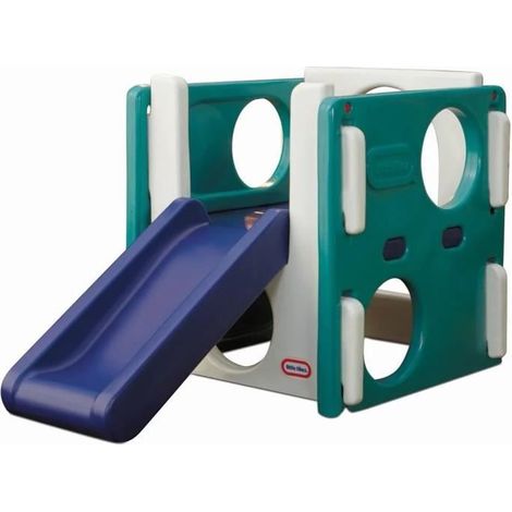 Little Tikes – Toboggan Interno/Esteriore – Verde, Bianco e Blu – Per Bambini da 18 Mesi a 4 Anni