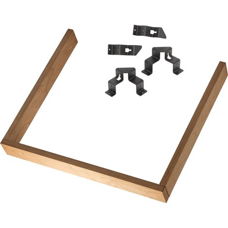 HUUM Core Wall Safety Railing Schutzgeländer inkl. Halter in Schwarz (1/5)