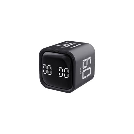 Minuteur de bureau numérique Pomodoro Cube, minuteur de productivité rechargeable avec compte à rebours personnalisable (5/10/30/60 minutes), vibration et alarme sonore réglables. (1/5)