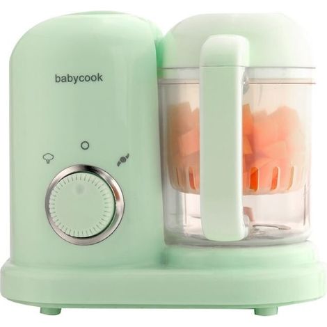Cuiseur pour aliments pour bébé, BabyCook, métal/plastique, 24 x 14 x 20 cm, vert (1/4)