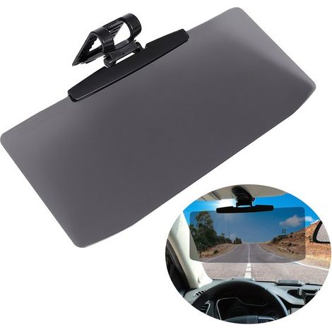 Extensor de parasol para coche - Modelo con abrazadera - Antirreflejos (1/5)