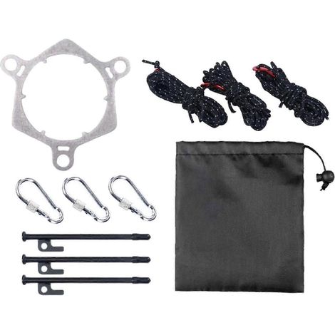 Support de conduit de cheminée cintre de tuyau de poêle pince robuste et portable pour tubage de cheminée (1/5)