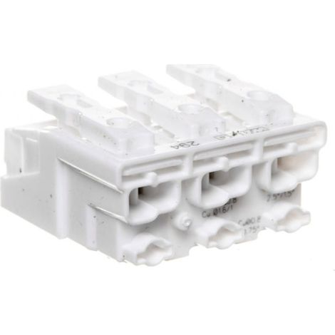 Connecteur d'alimentation tripolaire sans pattes ni contact PE 294-4003 /25 pcs./