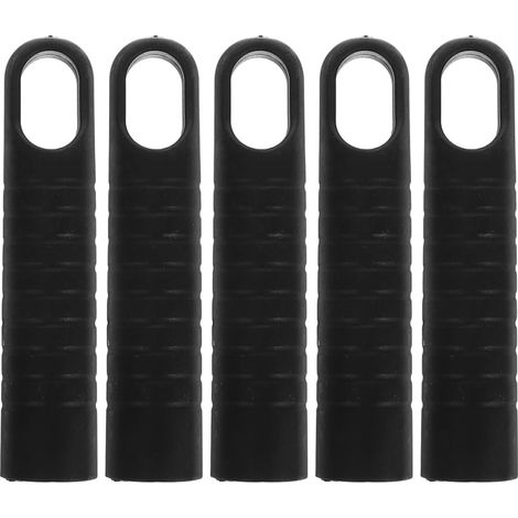 5 Embout De Manche, Plastique Léger, Trou De Suspension, Poignée Ergonomique, Pour Balai Et Vadrouille