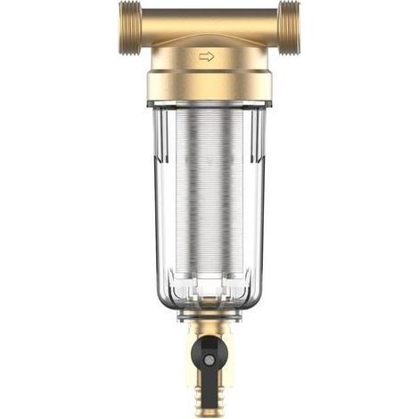 Préfiltre de sédimentation 3/4", réutilisable pour les tuyaux de puits (1/5)