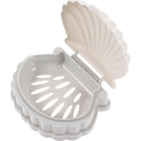 Piece Soap Dish Tray Shape with Drain Safe and Durable PP