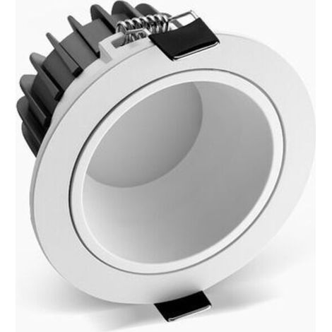 Spot Encastrable Salle De Bain - 12 W - 230 V - Angle De Faisceau Large - Diamètre Trou Découpe 95 Mm - Profondeur Installation 70 Mm - 1 Pièce (1/4)