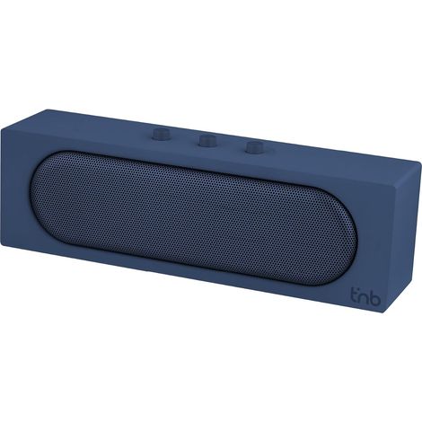 Enceinte Bluetooth Rainbow Barre, Bluetooth 5.4, 10 W Rms, Autonomie 8 H, Connexion TWS Stéréo, Micro SD, Prise Jack 3,5 Mm, Radio FM, Format Compact 24 X 7 Cm, Batterie 1200 Mah - Bleu Nuit (1/5)