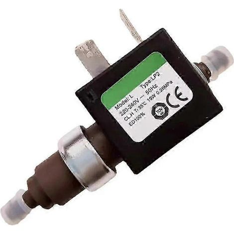 Pompe solénoïde LP2 220V 19W, compatible avec les balais vapeur et les fers à repasser vapeur, remplace la CEME E15 19W. (1/5)