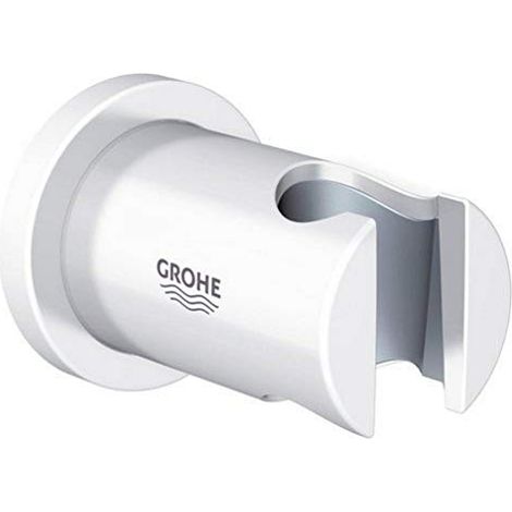 Grohe 27074LS0 Rainshower, Supporto a Parete per Manopola Doccia, Bianco Luna (1/3)