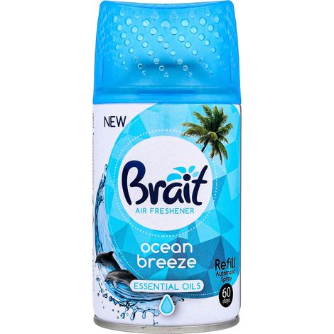 Brait Air Care 3-in-1 Automatischer Lufterfrischer – Nachfüllpackung Ocean Breeze 250 ml