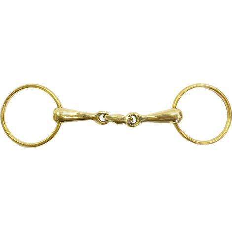 Alpolium Neusilber Zentralgewinde mit 18 mm Messingringen 13,5 cm