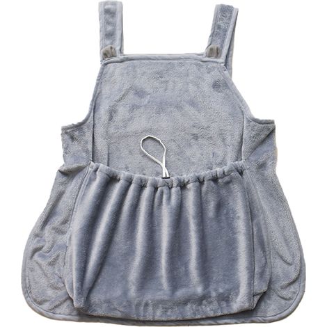 Tablier de transport pour chat avec poche de couchage, grand espace, ouverture à cordon de serrage, support pour animaux de compagnie, sangle de taille réglable (1/5)