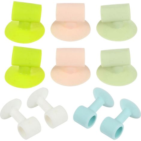 Butée de porte anti-collision en silicone, compatible avec les protections, lot de 10 (1/5)