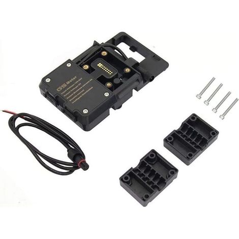 Support téléphone, Accessoire de support de navigation téléphonique avec câble USB pour BMW R1200GS LC Adventure S1000XR/RS F700GS/800GS R1200RS R1200ADV (1/4)