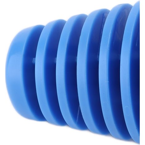 Tapón protector para tubo de escape de motocicleta - Silenciador impermeable y lavable - Azul (1/5)