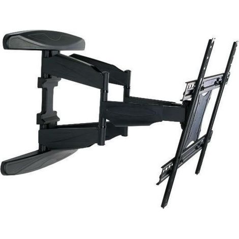 Support mural ultra-fin pour téléviseur LCD 40-80 pouces Techly, noir, ICA-PLB 172L (1/5)