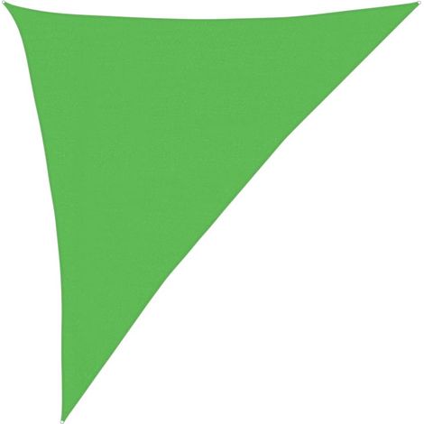 Sonnensegel 160 g/m² Hellgrün 3x4x5 m HDPE vidaXL