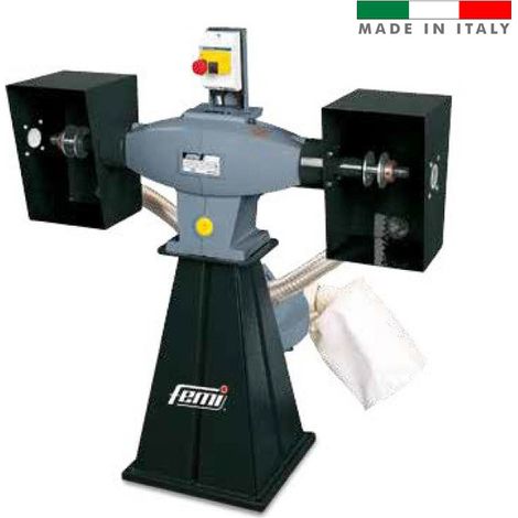 Touret à polir 2200 W FEMI - double brosse - gamme industrielle écologique - 203 (1/2)
