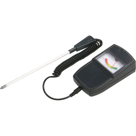 Testeur de pH du sol, kit d'analyse d'acidité et d'alcalinité du sol, sonde détachable pour jardin, pelouse et ferme, intérieur et extérieur, sans pile. (1/5)