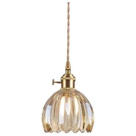Applique murale nordique épurée, style rétro floral, culot E26, marron, LED 4W à lumière chaude (1/4)