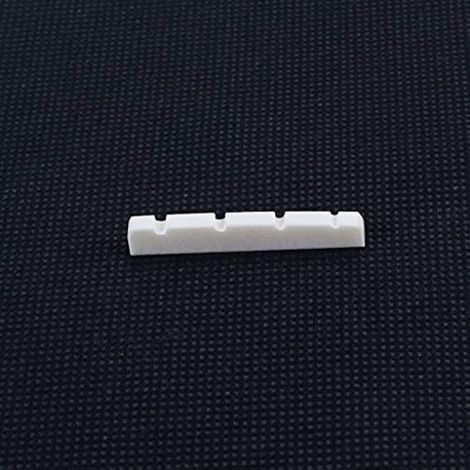 Bass Bone Nut 4 Cordes de remplacement pour guitare basse (38 X 6 mm, non blanchi) (1/4)