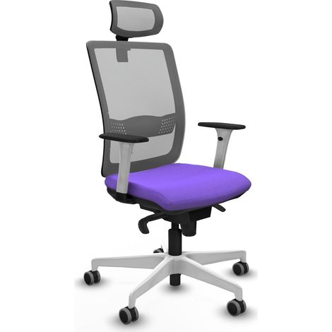 Silla de oficina piqueras y crespo Haches gris lila cómoda (1/2)