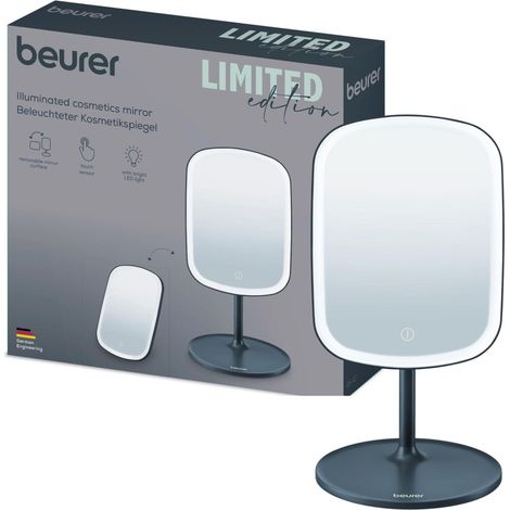 Beurer BS 47 specchietto per trucco Libera installazione Rettangolare Grigio scuro (1/4)