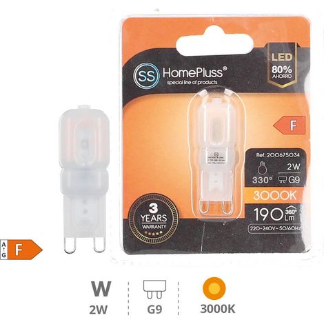 LED G9 2W - BLANC CHAUD (1/2)