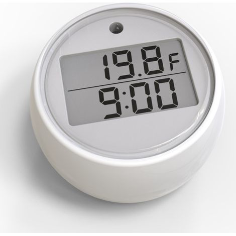 Termómetro electrónico impermeable para baños de hielo con temporizador automático, ajuste de temperatura en °C/°F y alarma sonora para piscinas y gimnasios. (1/4)