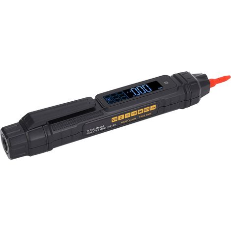 Multimètre numérique stylo avec écran couleur, testeur de tension AC DC, résistance, condensateur, fréquence, continuité et diode (1/5)
