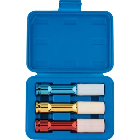 Draper 3-Piece Long Reach 1/2" Square Drive Wheel Nut Socket Set for Alloy Wheels (Model 82981) (1/5)