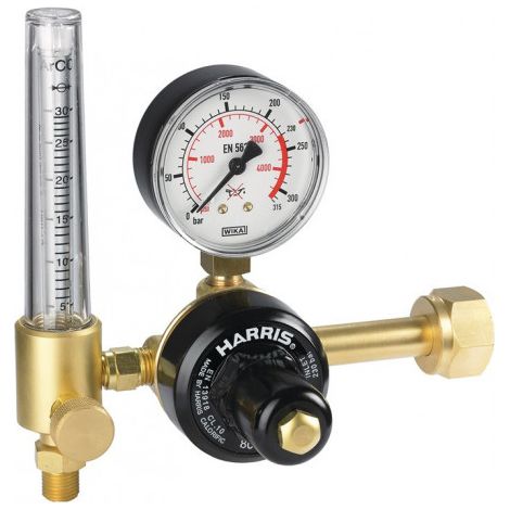 Détendeur pour bouteilles 801-30FLAR Argon/CO2 200 bar 30 l/min W 21,8 x 1/14 po. RH HARRIS