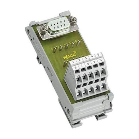 Wago Módulo de transferencia Sub-D gris 0289-0725
