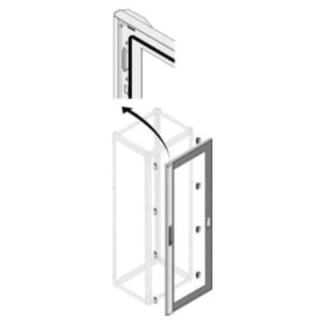 Porta vetro di separazione orizzontale ip65 2000x1000 abb pdlg2064