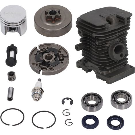 Kettensägen-Reparatursatz 3/8 Zoll 6T Zylinder Zündkerze Luftfilter Lagersatz für STIHL MS180 MS170 38 mm (1/5)
