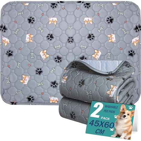 Dog Training Mat, Absorbent Mat, Pet Urine Mat, Non-Slip, 45 x 60 cm (1/5)