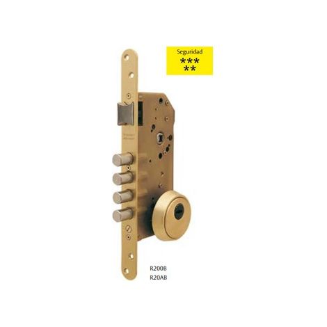 Cerradura seguridad embutir 1 punto r200b566ai TESA