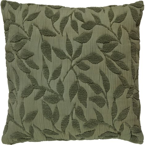 Kissen Jacquardmuster Lehto Baumwolle hellgrün 50x50cm - Atmosphera créateur d'intérieur (1/5)