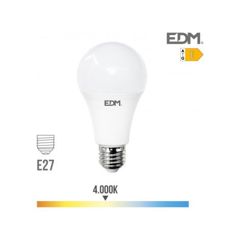 Bombilla LED EDM 98721 E 24 W 200 W E27 2700 lm Ø 7 x 13,6 cm (4000 K)