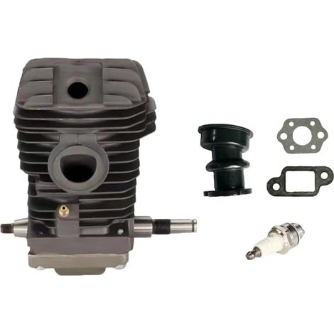 Ensemble Cylindre MS250 MS230 MS210 Composant Allumage Scie pour chaîne Construction Métallique Durables Pipe Admission 12cm (1/5)