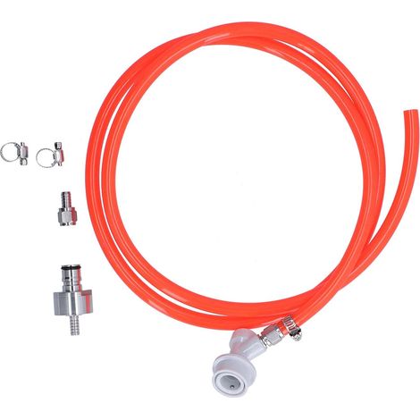 Assemblage de ligne de bière à verrouillage à bille, carbonatation de brassage, paroi de tuyau de gaz pliable, accessoires pour Home Brew (1/5)