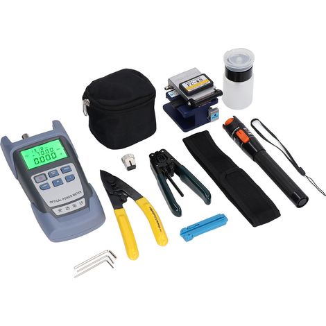 15-teiliges Glasfaser-Leistungsmessgerät-Set (70 bis +10 dBm) für die Kommunikation (1/5)