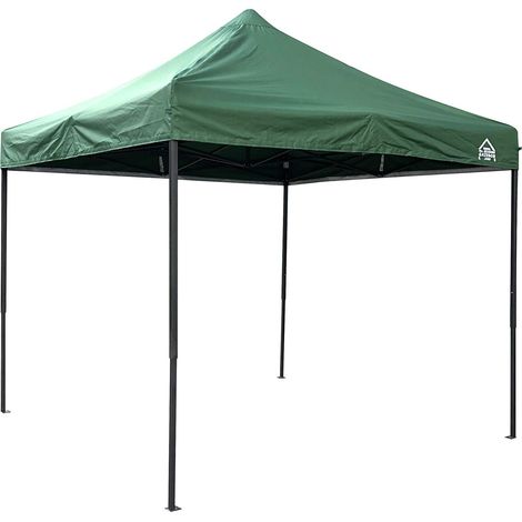 All Seasons Gazebos: Gazebo pop-up 2.5x2.5m completamente impermeabil - Verde (1/5)