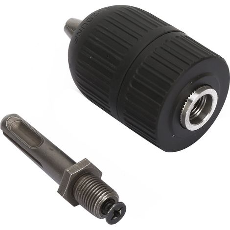 Schnellspannbohrfutter 2,0–13 mm mit 1/2–20UNF + SDS Rundschaftadapter (1/5)