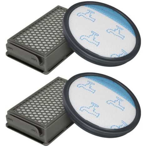 2 Kit de Filtres HEPA pour Rowenta Compact Power Cyclonic Aspirateur RO3731EA RO3753EA RO3726EA, Filtre de Rechange Accessoires comparable avec ZR005901